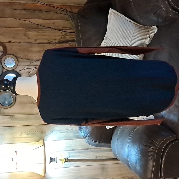 Smartwool Pink Tan Blue Colorblock Shadow Pine Merino Sweater Womens Size L - Picture 4 of 9